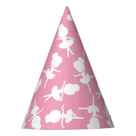 Ballerina Muster, Ballettmädchen, Balletttanz Partyhütchen