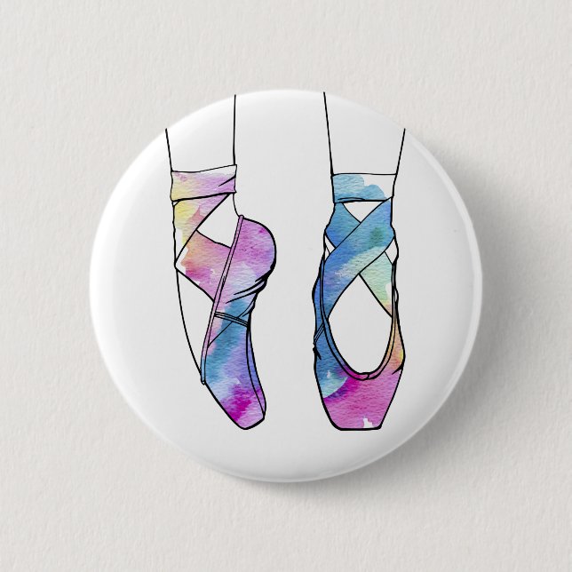 Ballerina Niedlich Ballet Button (Vorderseite)