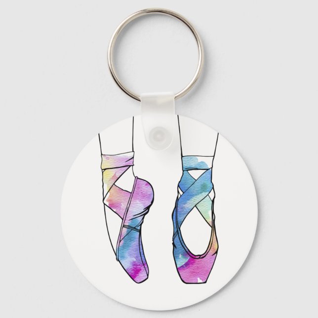 Ballerina Niedlich Ballet Schlüsselanhänger (Vorderseite)