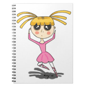 Ballerina-Notebook Notizblock