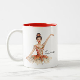 Ballerina Nutcracker Zweifarbige Tasse