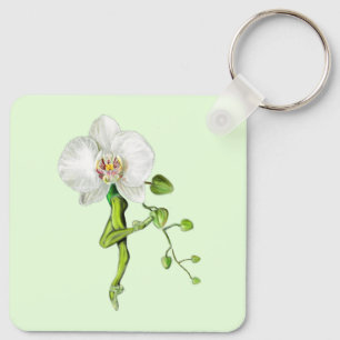 Ballerina Orchid Ballet Dancer Schlüsselanhänger