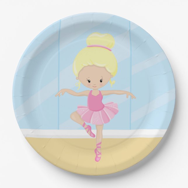 Ballerina Pappteller (Vorderseite)
