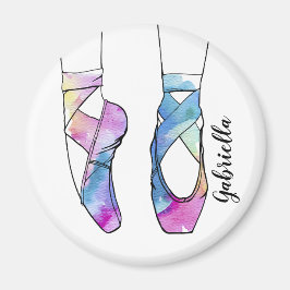 Ballerina Personalisiert Ballet Magnet