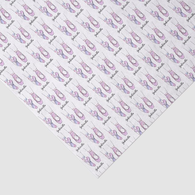 Ballerina Personalisiert Ballet Seidenpapier (Ausschnitt)