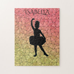 Ballerina personalisiertes Rätsel.