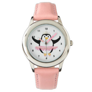 Ballerina-Pinguin Armbanduhr