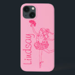Ballerina pink Girls benennen personalisierten Pik title_seo2<br><div class="desc">Niedliche Originalverpackung für Ihre besondere Ballerina. Lest Lindsay oder du kannst mit deinen eigenen Namen oder Wörtern personalisieren. Exklusiv von Sarah Trett entworfen.</div>