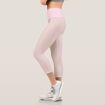 Ballerina Pink High Waisted Capris