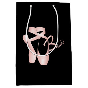 Ballerina Pink Schuhe Geldbeutel Mittlere Geschenktüte
