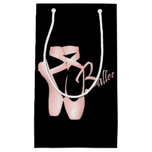 Ballerina Pink Schuhe Sml Geschenktasche Kleine Geschenktüte
