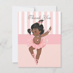 Ballerina Pink Tutu Stripes Fleurs Dentelles Merci