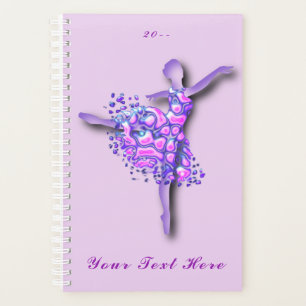 Ballerina Planner Ballet Dancer Girl personnalisab