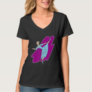 Ballerina Pointe Barr Grafik 5 T-Shirt