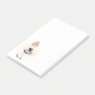 Ballerina Postit Notes Post-it Klebezettel