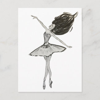 Ballerina Postkarte