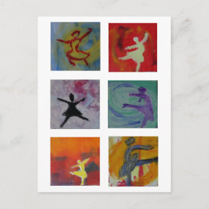 Ballerina Postkarte