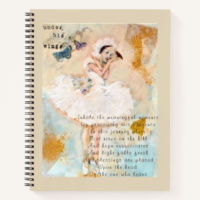 Ballerina Prayer Journal Notizbuch (Vorderseite)