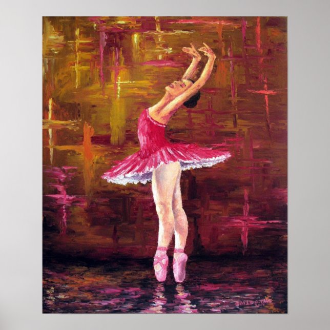 "Ballerina" Print Poster (Vorne)