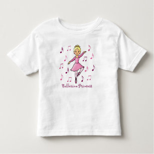 Ballerina-Prinzessin Kleinkind T-shirt