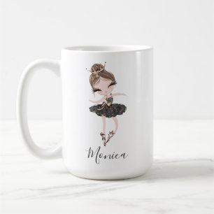 Ballerina Prinzessin Mädchen Individueller Name Ba Kaffeetasse
