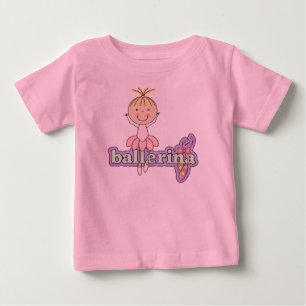 Ballerina - Rosa Baby-Tutu-Body Baby T-shirt
