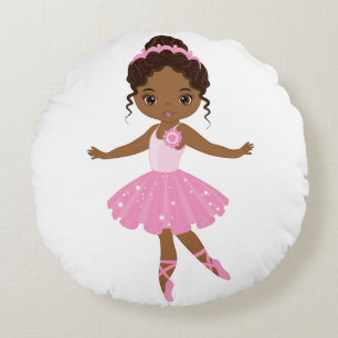 Ballerina Rundes Kissen