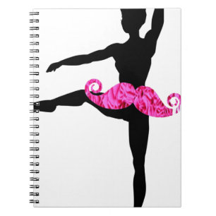 Ballerina-Schnurrbart Notizblock