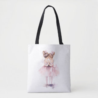 Ballerina Schwestern Umarmung des Tessins Tasche