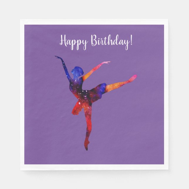 Ballerina Serviette (Vorderseite)