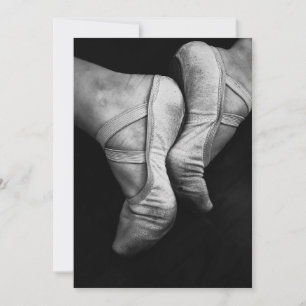 Ballerina Slippers Einladung