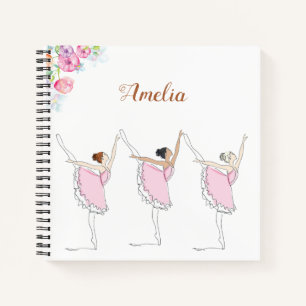 Ballerina Spiral Notebook Notizbuch