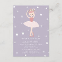 Ballerina Stars Lila Babybuchanfrage
