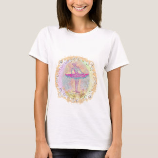 Ballerina sur scène du T-shirt Derrière
