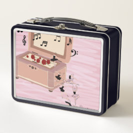 Ballerina Symphonie in einer Box Metall Brotdose