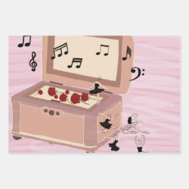 Ballerina Symphony in a Box - Ballerina Art Geschenkpapier Set