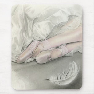 Ballerina-Tanz des Schwans Mousepad