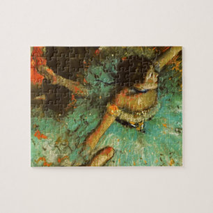Ballerina Tanz Grüne Tänzerin Edger Degas Malerei