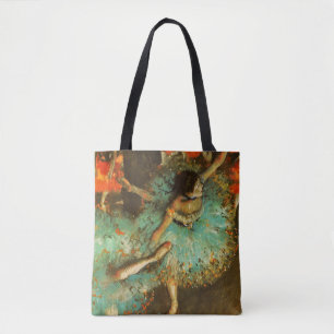 Ballerina Tanz Grüne Tänzerin Edger Degas Malerei Tasche