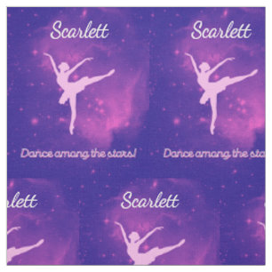 Ballerina Tanz unter den Stars Galaxy Custom Stoff