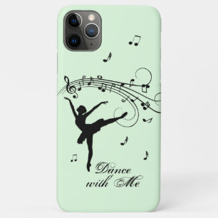 Ballerina Tanzen mit Music Green Case-Mate iPhone Hülle