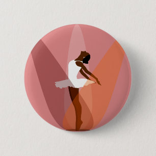 Ballerina-Tänzerin Button