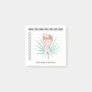 Ballerina To do list Post-it Klebezettel