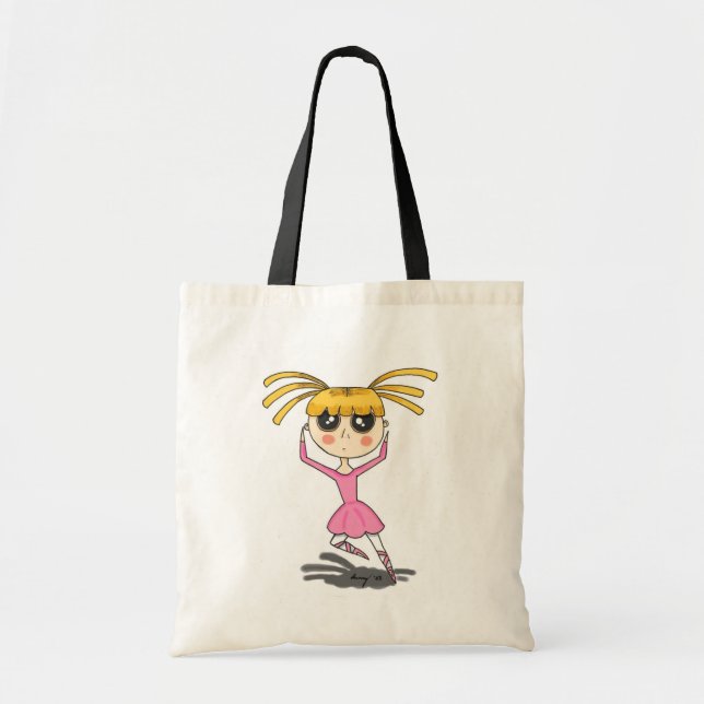 Ballerina Tote Bag Tragetasche (Vorne)