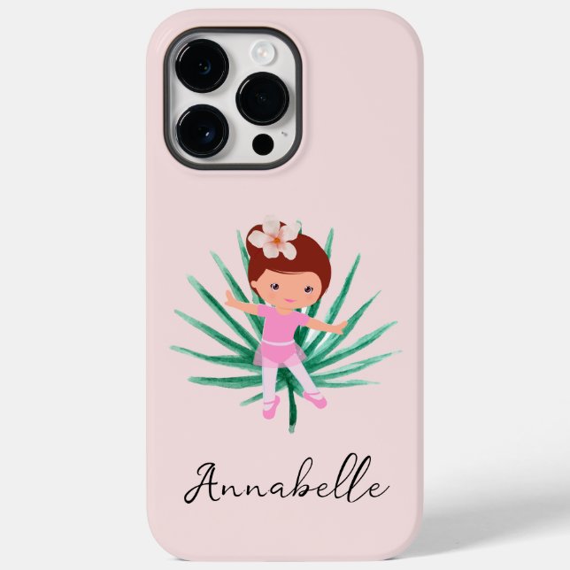 Ballerina Tropical Life Case-Mate iPhone 14 Pro Max Hülle (Rückseite)