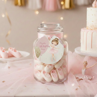 Ballerina tutu Ballet Dancer Girl Pink Birthday Geschenkanhänger