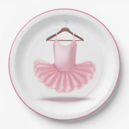 Ballerina Tutu Ballet Rosa Girly Pappteller
