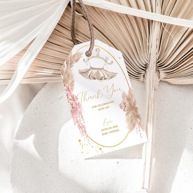 Ballerina Tutu Kinderdusche oder Geburtstag Vielen Geschenkanhänger (Von Creator hochgeladen)