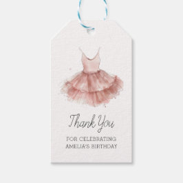 Ballerina Tutu Niedlich Ballet Pink Drehbuch Gebur Geschenkanhänger