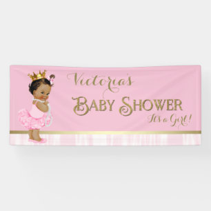 Ballerina-Tutu-Perlen-Baby-Party Banner